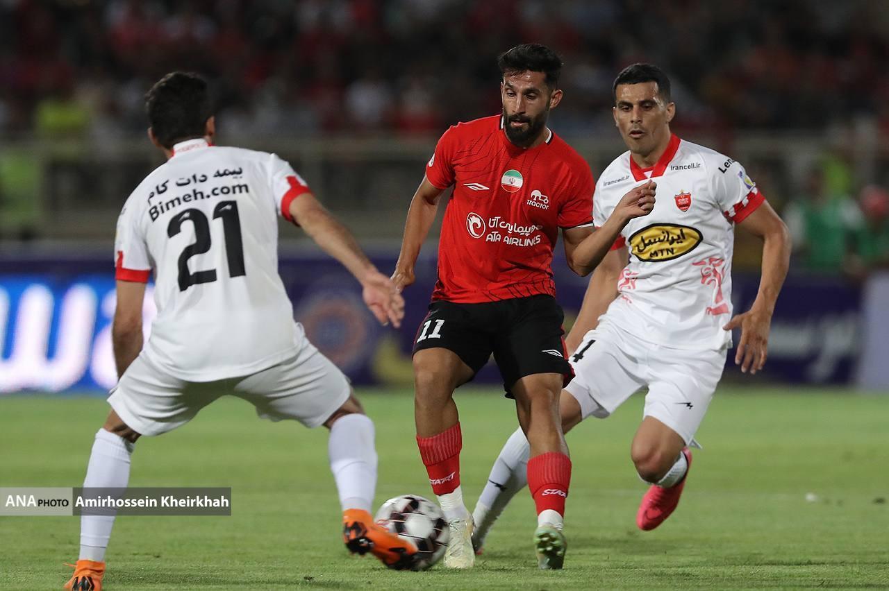 گزارش تصویری از برتری پرسپولیس در خانه تراکتور