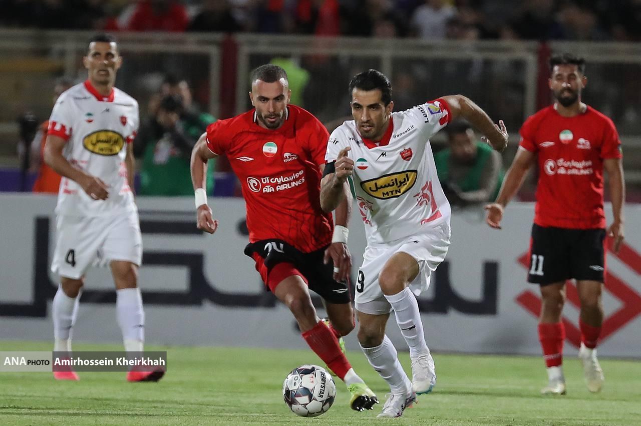 گزارش تصویری از برتری پرسپولیس در خانه تراکتور