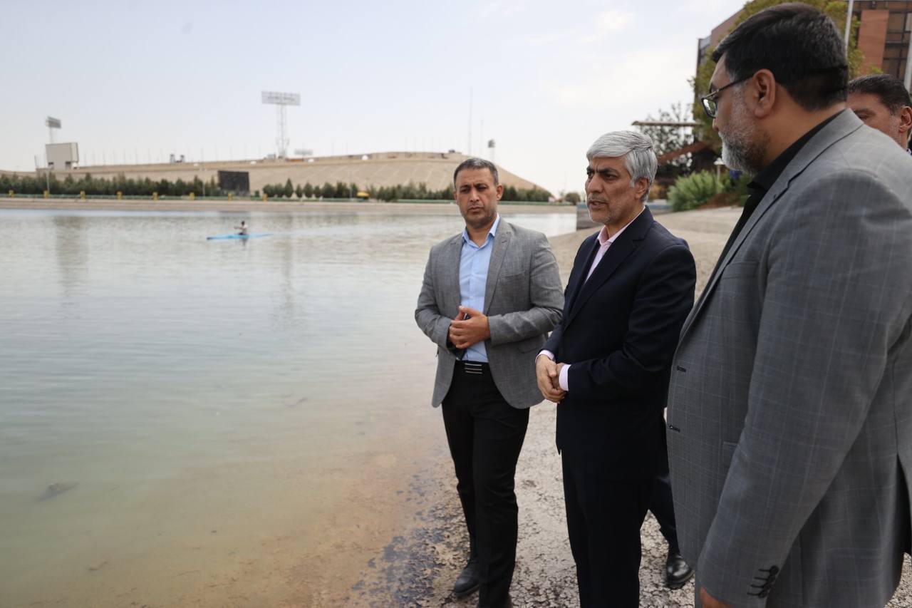 بازدید دوباره سرپرست وزارت ورزش از دریاچه آزادی+عکس بازدید دوباره سرپرست وزارت ورزش از دریاچه آزادی+عکس