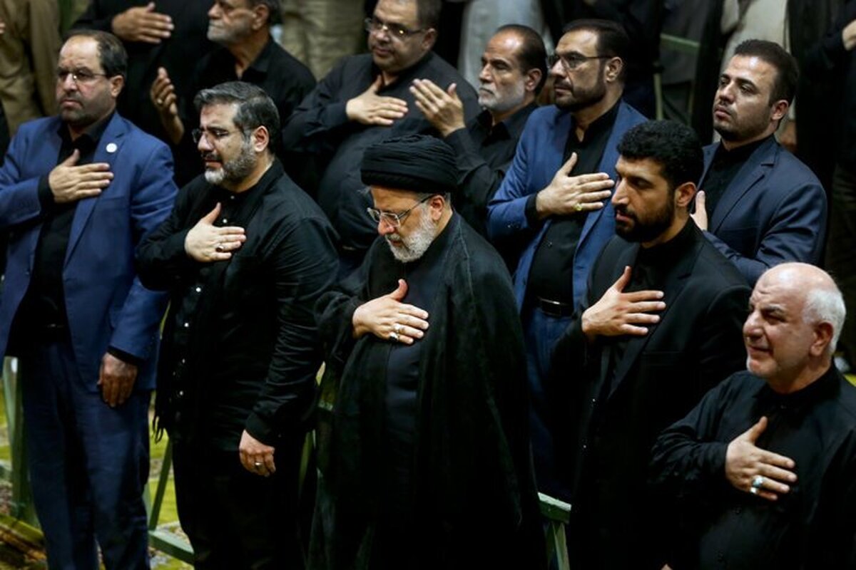 رئیسی در اجتماع عزاداران حسینی در دانشگاه تهران حضور یافت