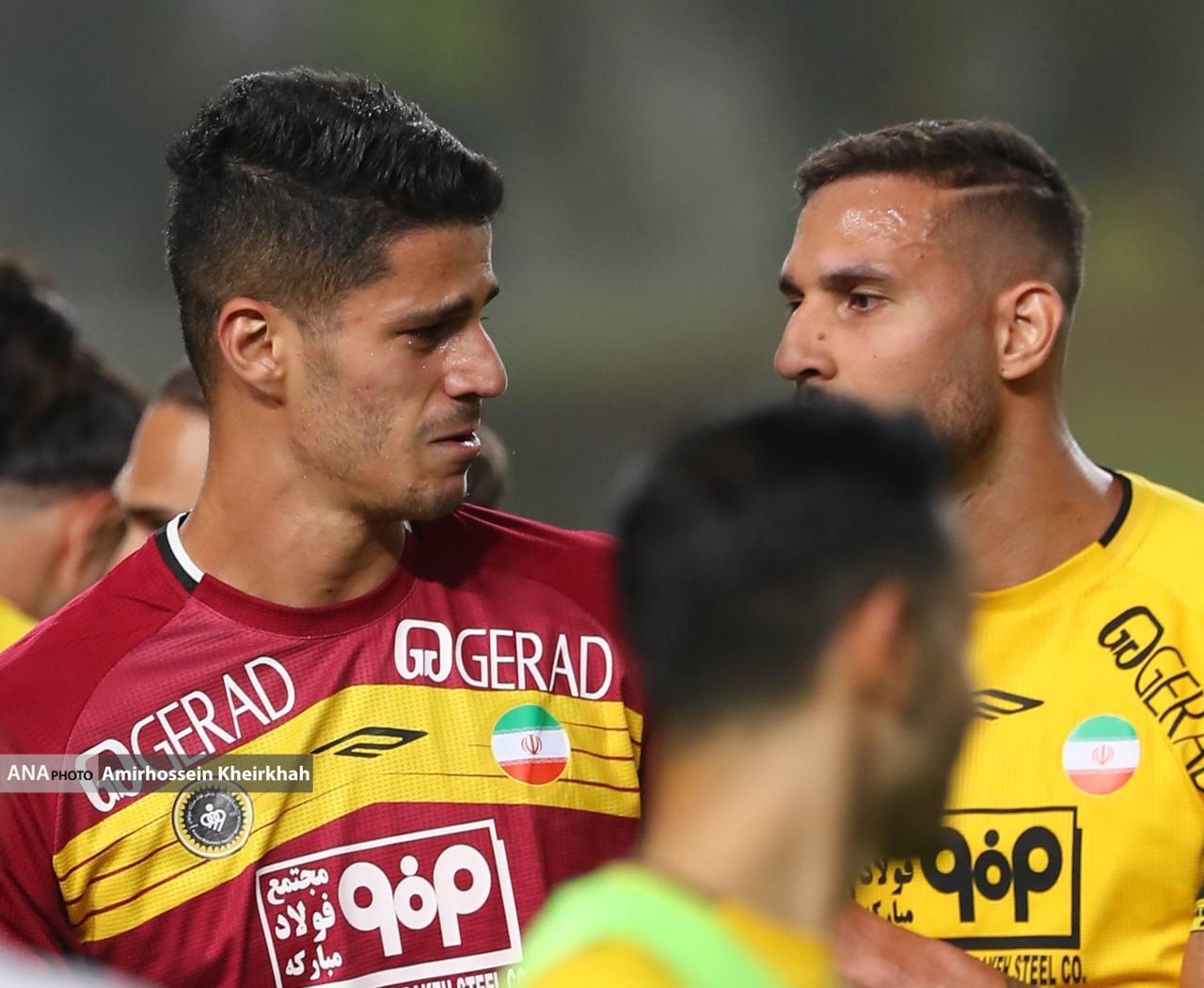 شادی گل متفاوت سپاهان و اشک‌های بیرانوند+تصاویر