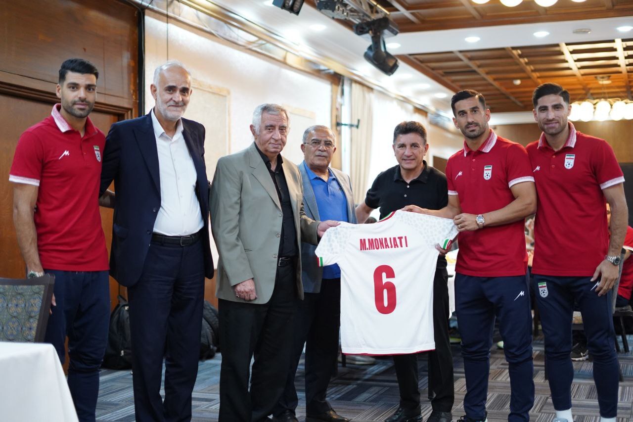 روشن و مناجاتی در اردوی تیم ملی حاضر شدند+تصاویر