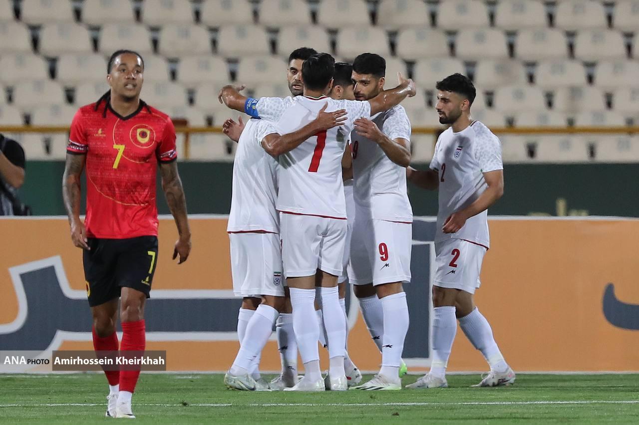 تصاویر متفاوت از برتری پرگل شاگردان قلعه‌نویی بر آنگولا