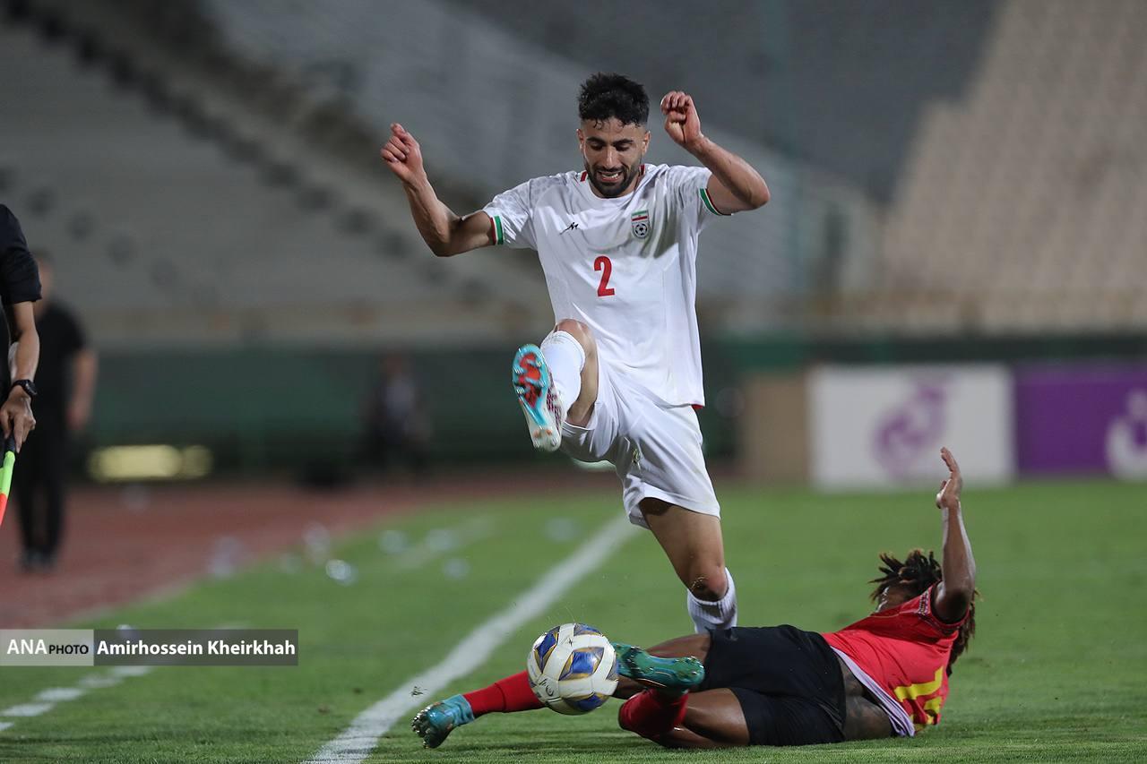 تصاویر متفاوت از برتری پرگل شاگردان قلعه‌نویی بر آنگولا