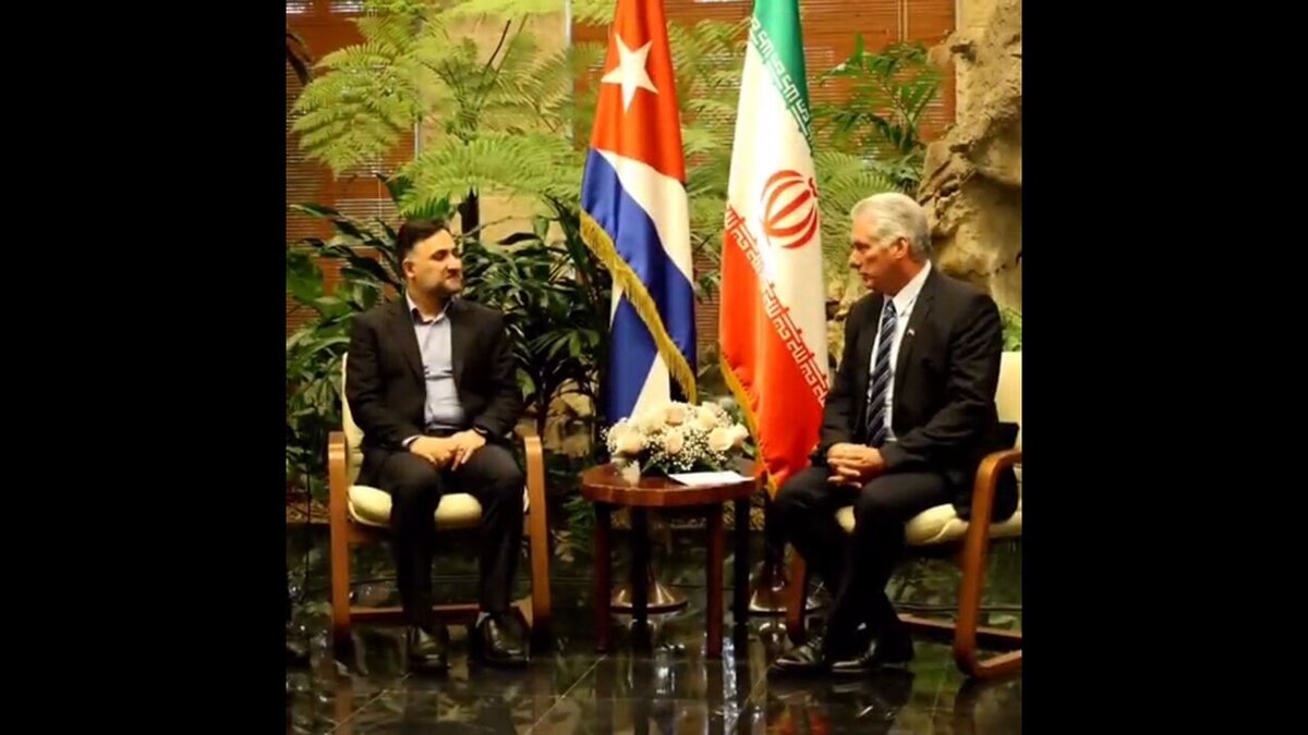 دیدار معاون علمی رئیس‌جمهور ایران با رئیس‌جمهور کوبا