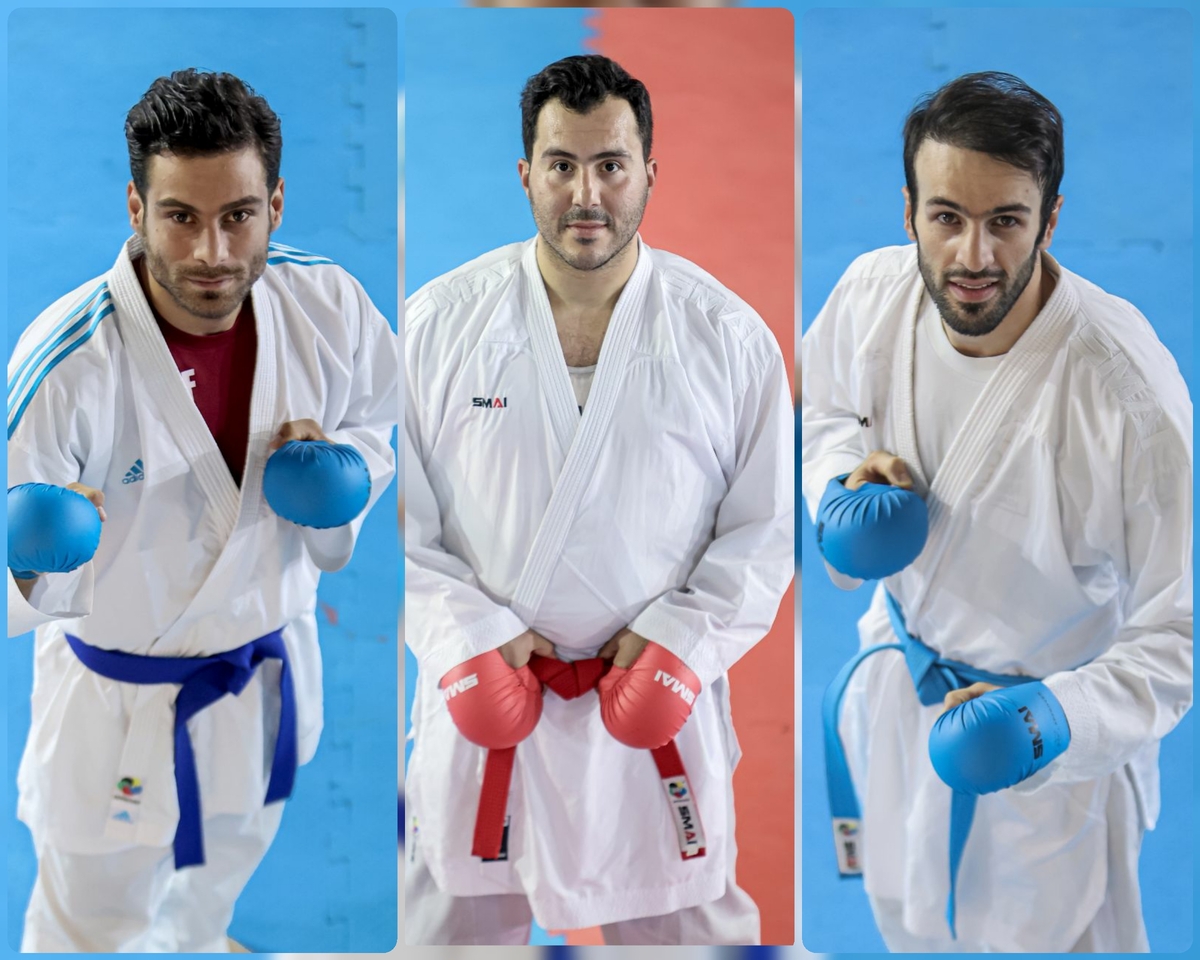 ۳ نشان رنگارنگ نمایندگان کاراته ایران در مسابقات بین‌المللی بازل سوئیس