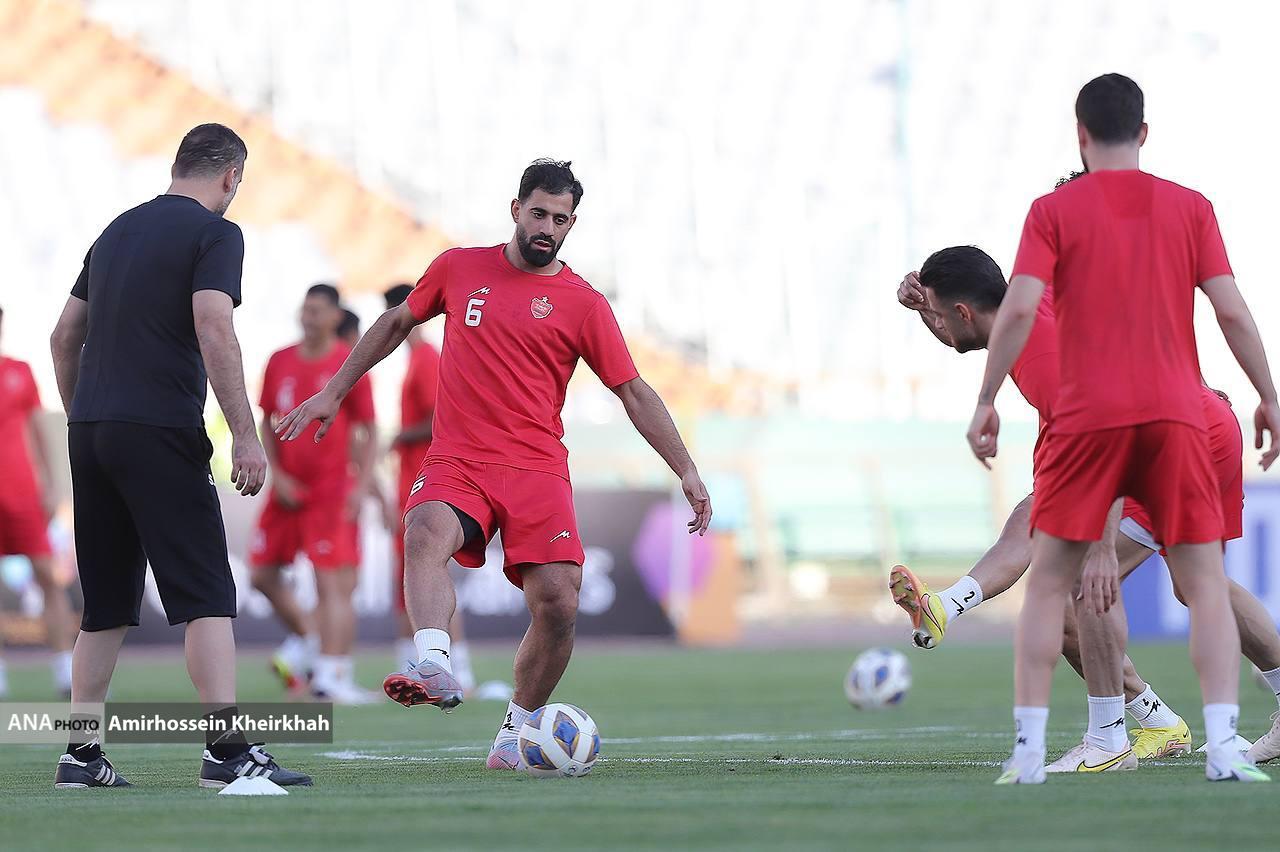 لیگ قهرمانان آسیا| گزارش تصویری از آخرین تمرین پرسپولیس مقابل النصر با حضور بیرانوند