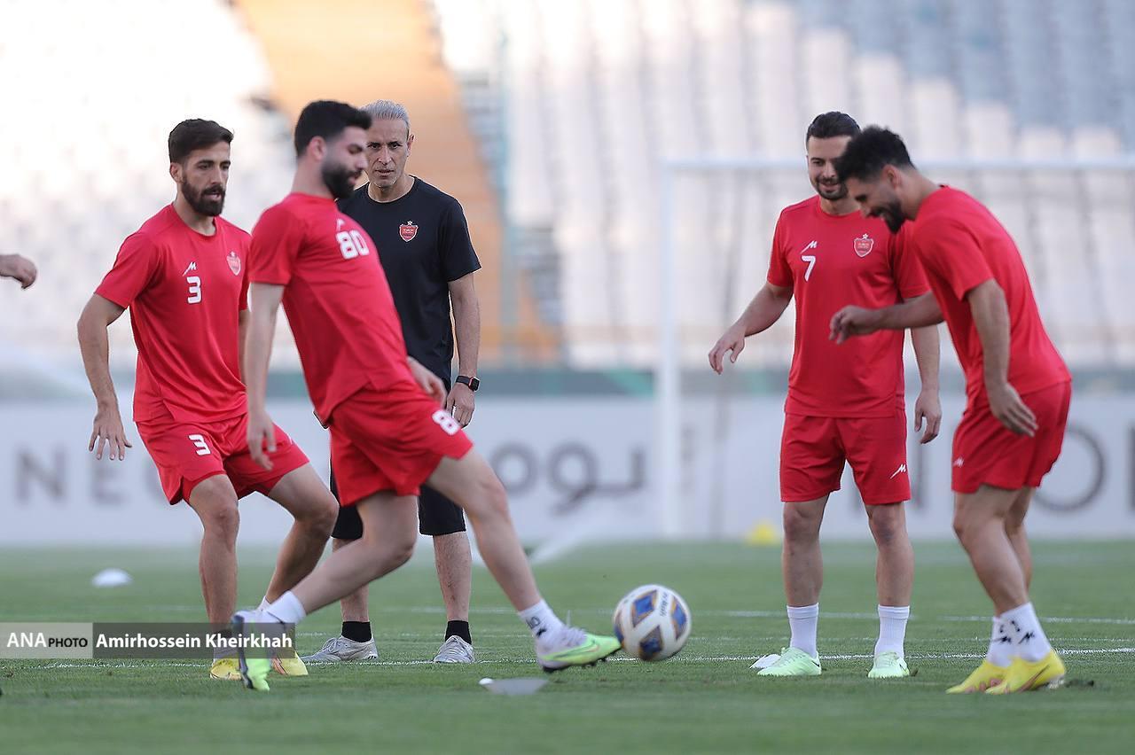 لیگ قهرمانان آسیا| گزارش تصویری از آخرین تمرین پرسپولیس مقابل النصر با حضور بیرانوند