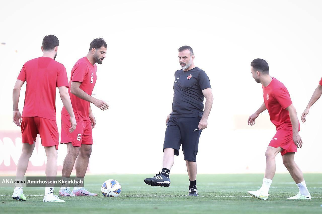 لیگ قهرمانان آسیا| گزارش تصویری از آخرین تمرین پرسپولیس مقابل النصر با حضور بیرانوند