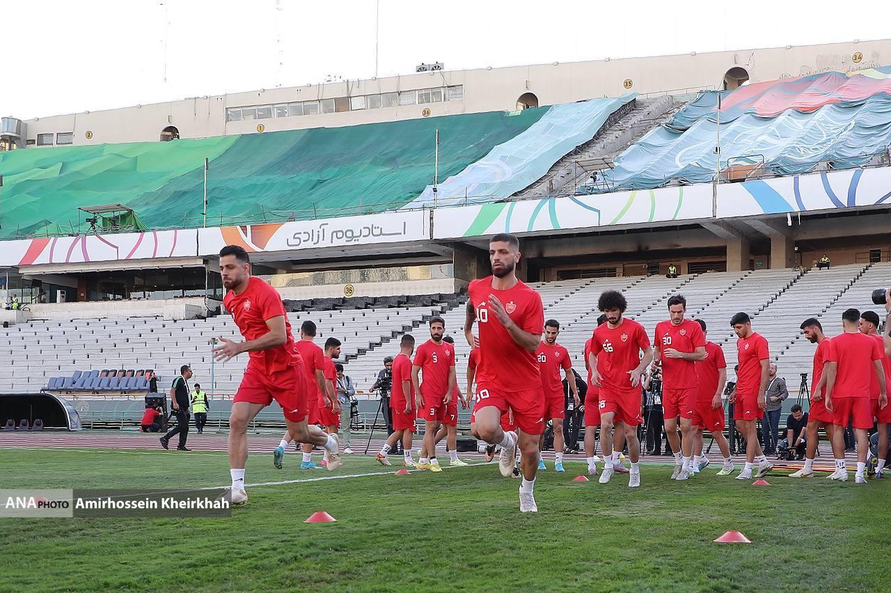 لیگ قهرمانان آسیا| گزارش تصویری از آخرین تمرین پرسپولیس مقابل النصر با حضور بیرانوند