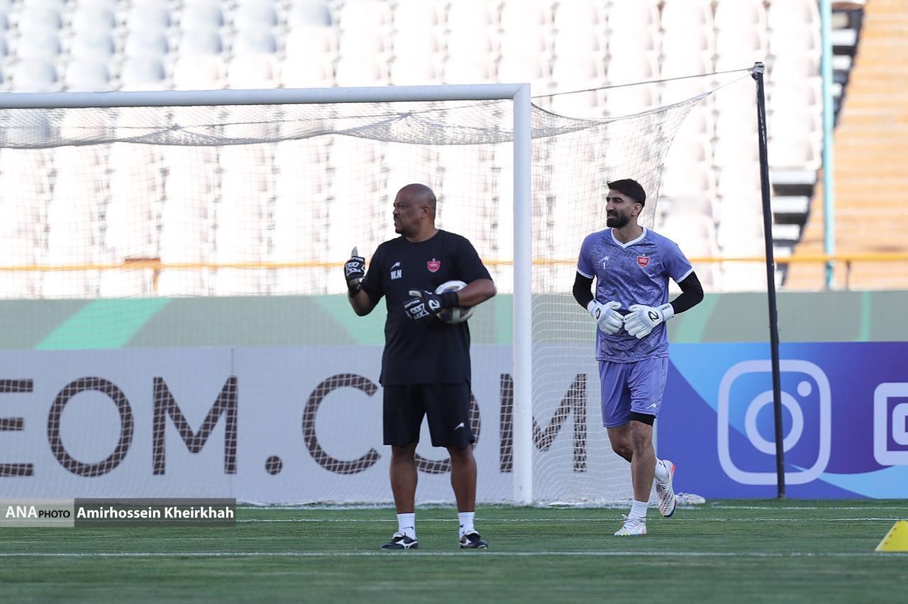 لیگ قهرمانان آسیا| گزارش تصویری از آخرین تمرین پرسپولیس مقابل النصر با حضور بیرانوند