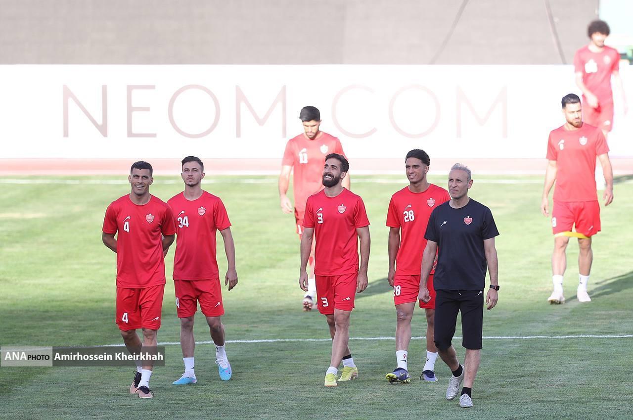 لیگ قهرمانان آسیا| گزارش تصویری از آخرین تمرین پرسپولیس مقابل النصر با حضور بیرانوند