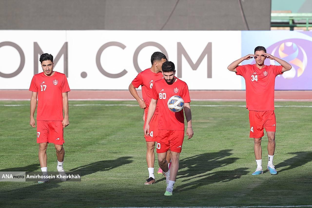 لیگ قهرمانان آسیا| گزارش تصویری از آخرین تمرین پرسپولیس مقابل النصر با حضور بیرانوند