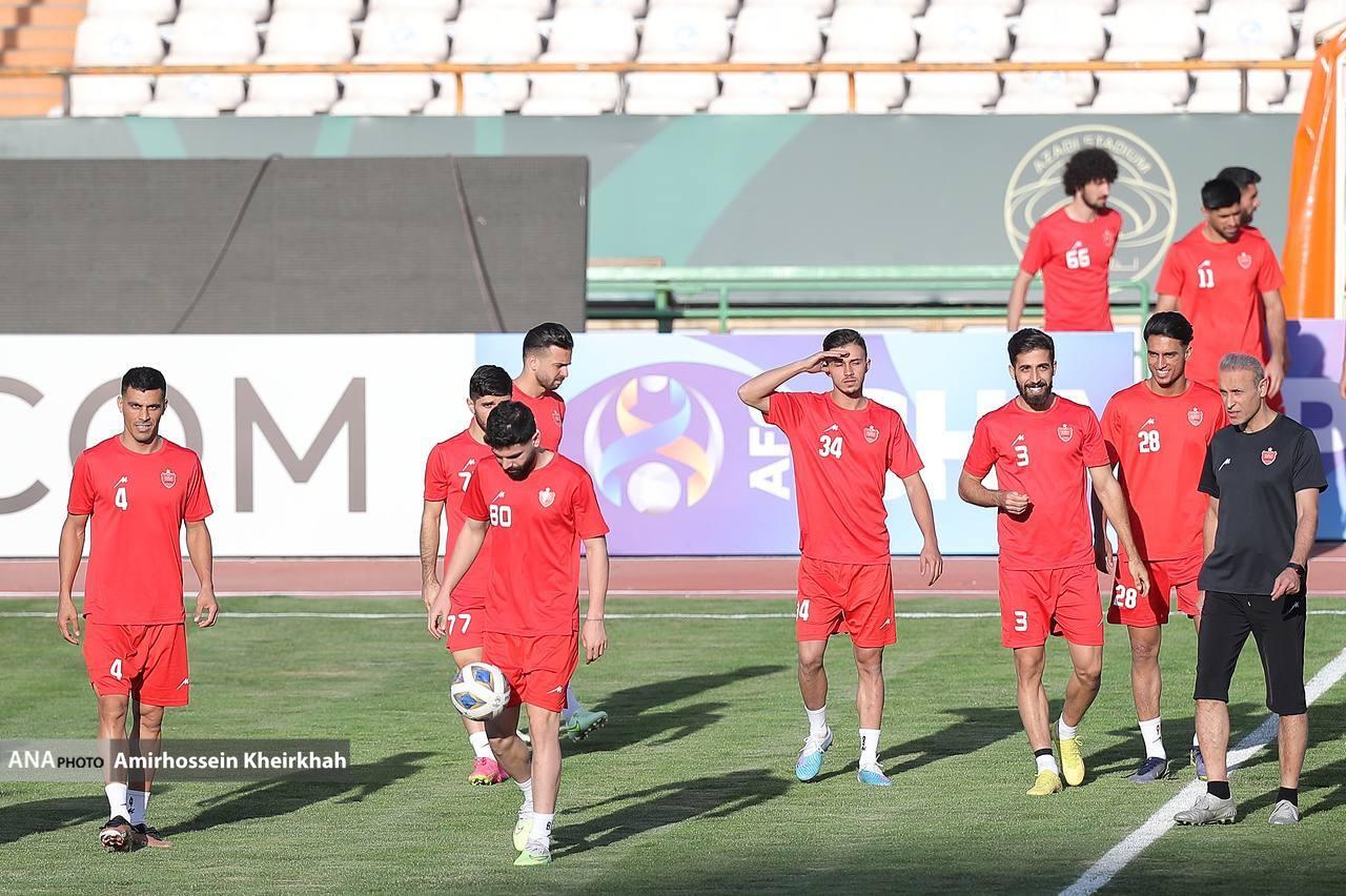 لیگ قهرمانان آسیا| گزارش تصویری از آخرین تمرین پرسپولیس مقابل النصر با حضور بیرانوند