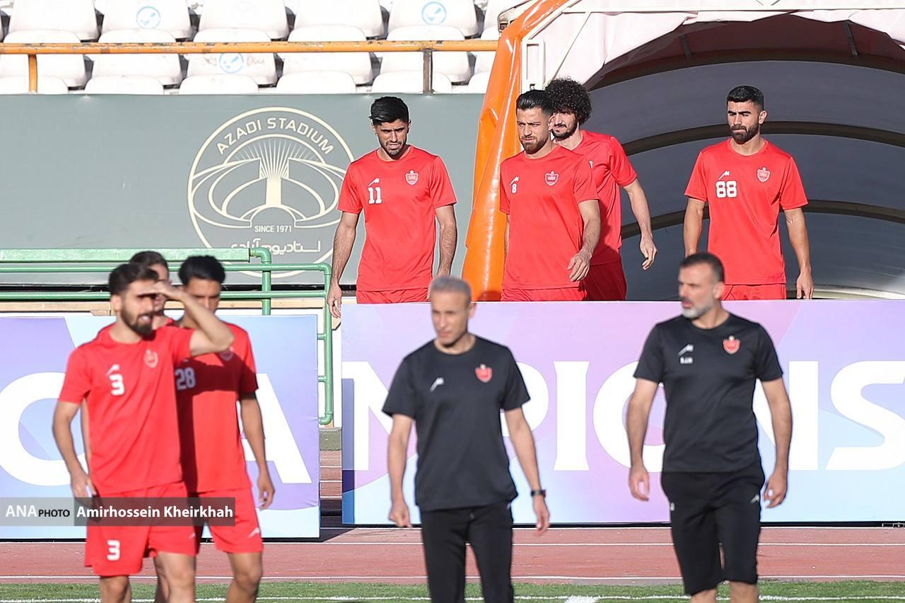 لیگ قهرمانان آسیا| گزارش تصویری از آخرین تمرین پرسپولیس مقابل النصر با حضور بیرانوند