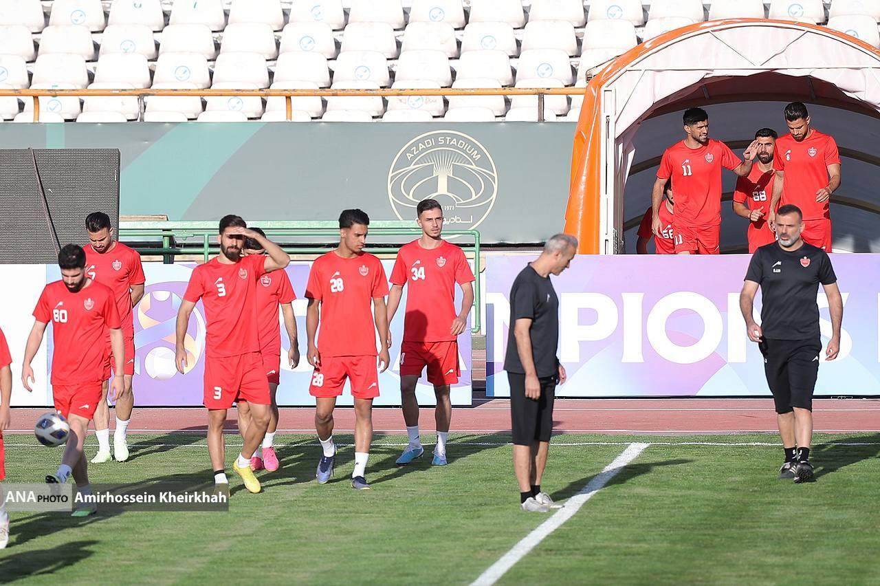 لیگ قهرمانان آسیا| گزارش تصویری از آخرین تمرین پرسپولیس مقابل النصر با حضور بیرانوند