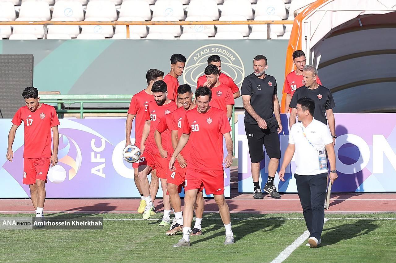 لیگ قهرمانان آسیا| گزارش تصویری از آخرین تمرین پرسپولیس مقابل النصر با حضور بیرانوند لیگ قهرمانان آسیا| گزارش تصویری از آخرین تمرین پرسپولیس مقابل النصر با حضور بیرانوند