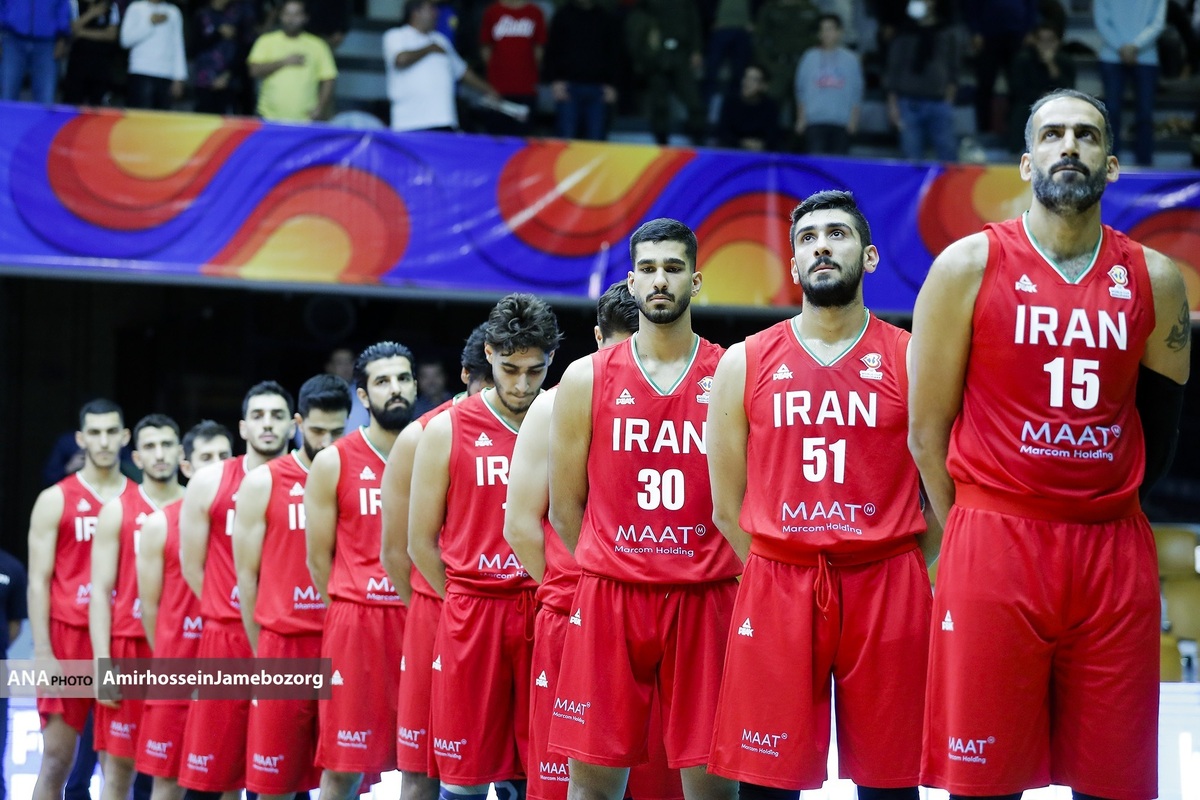 همگروه‌های ایران در بسکتبال انتخابی کاپ آسیا مشخص شدند+عکس