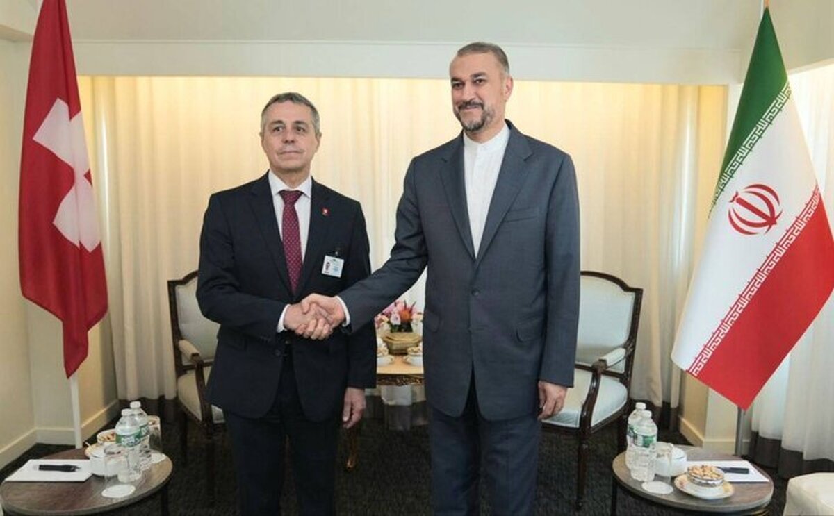 وزیران خارجه ایران و سوئیس دیدار و گفت‌وگو کردند