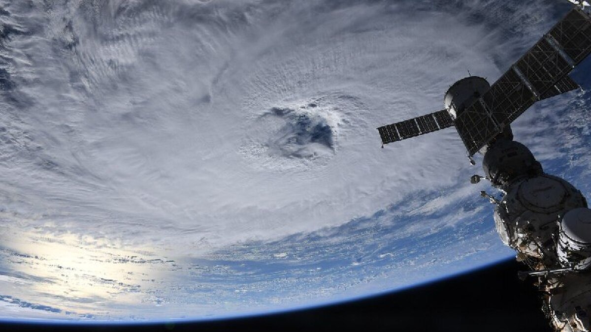 تصاویر «طوفان نایجل» از دریچه ایستگاه فضایی بین‌المللی