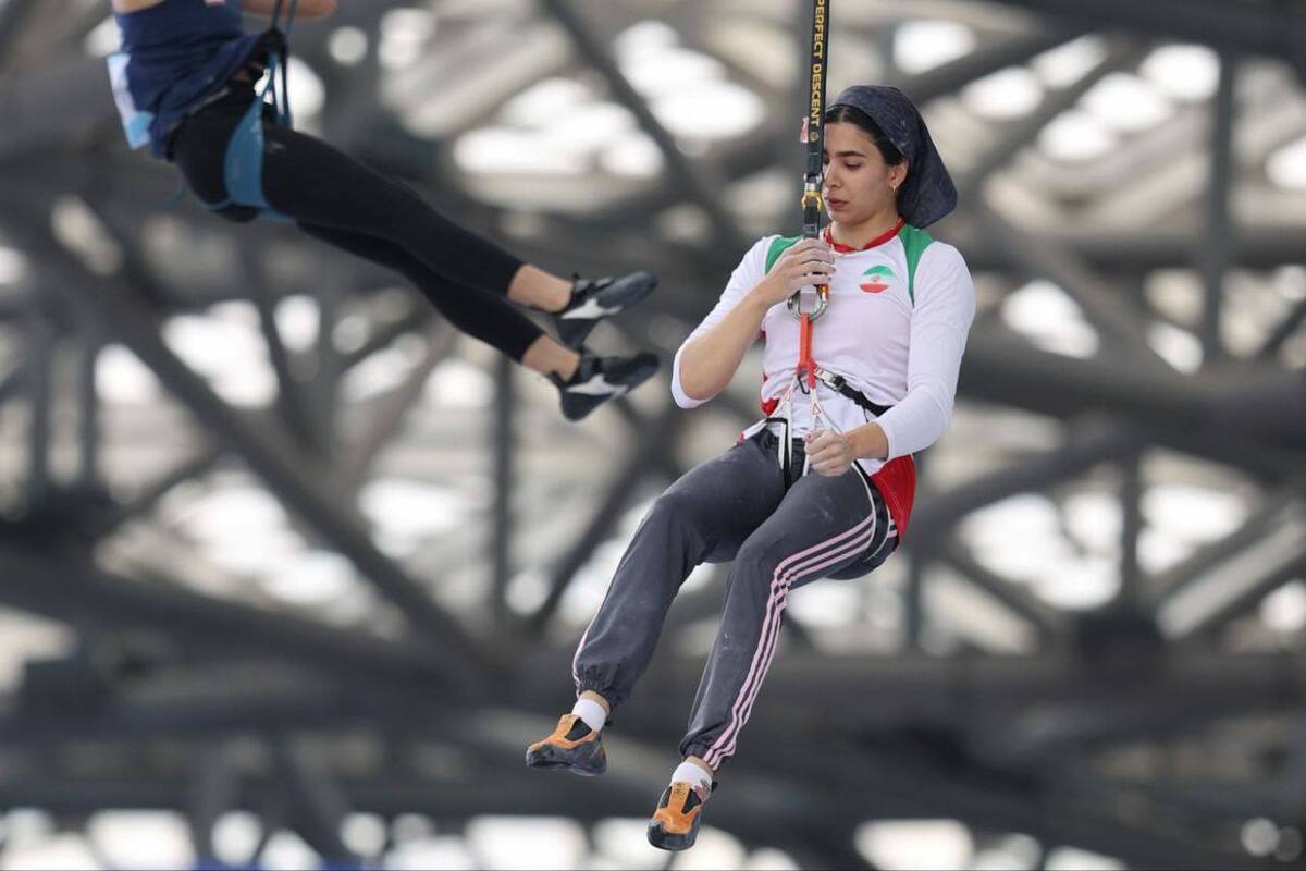 بازی‌های آسیایی هانگژو| صعود دختر سنگ‌نورد ایران به مرحله یک‌هشتم نهایی