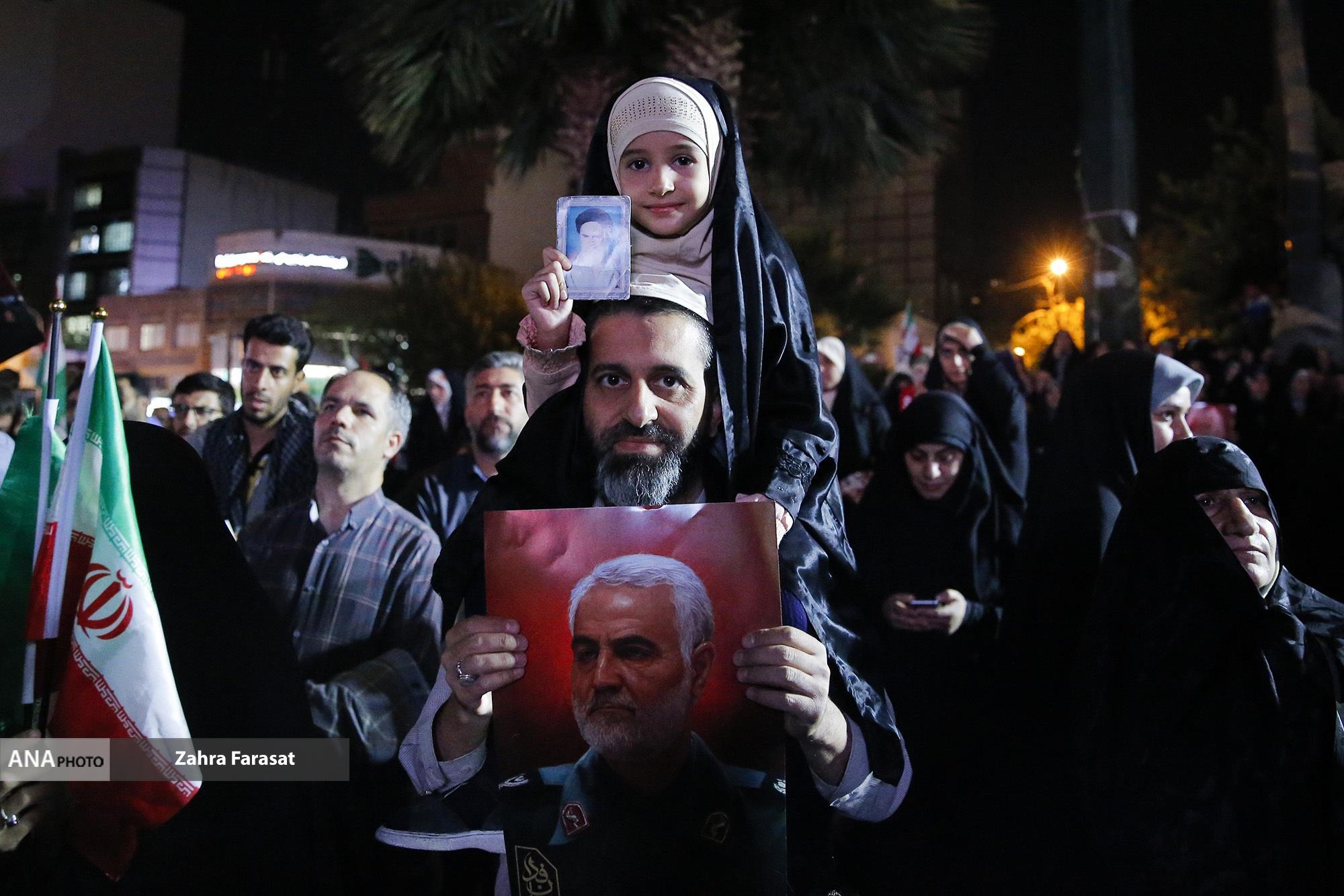 اجتماع مردم تهران در حمایت از عملیات پیروزمندانه فلسطینیان + فیلم