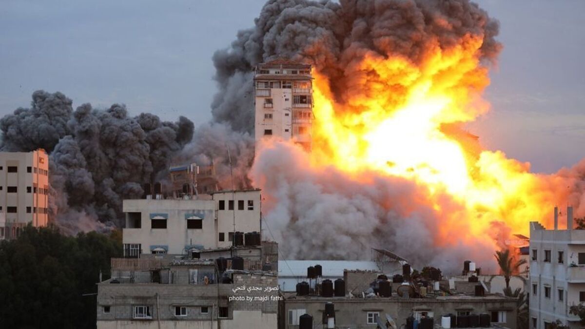 افزایش شهدا به ۱۴۱۷ نفر  رژیم صهیونیستی: ۴ هزار تُن بمب بر سر غزه ریختیم