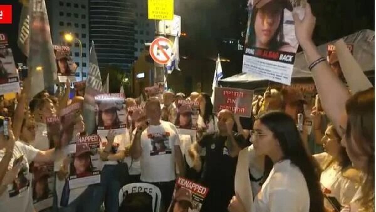 تظاهرات علیه کابینه نتانیاهو در تل‌آویو برگزار شد