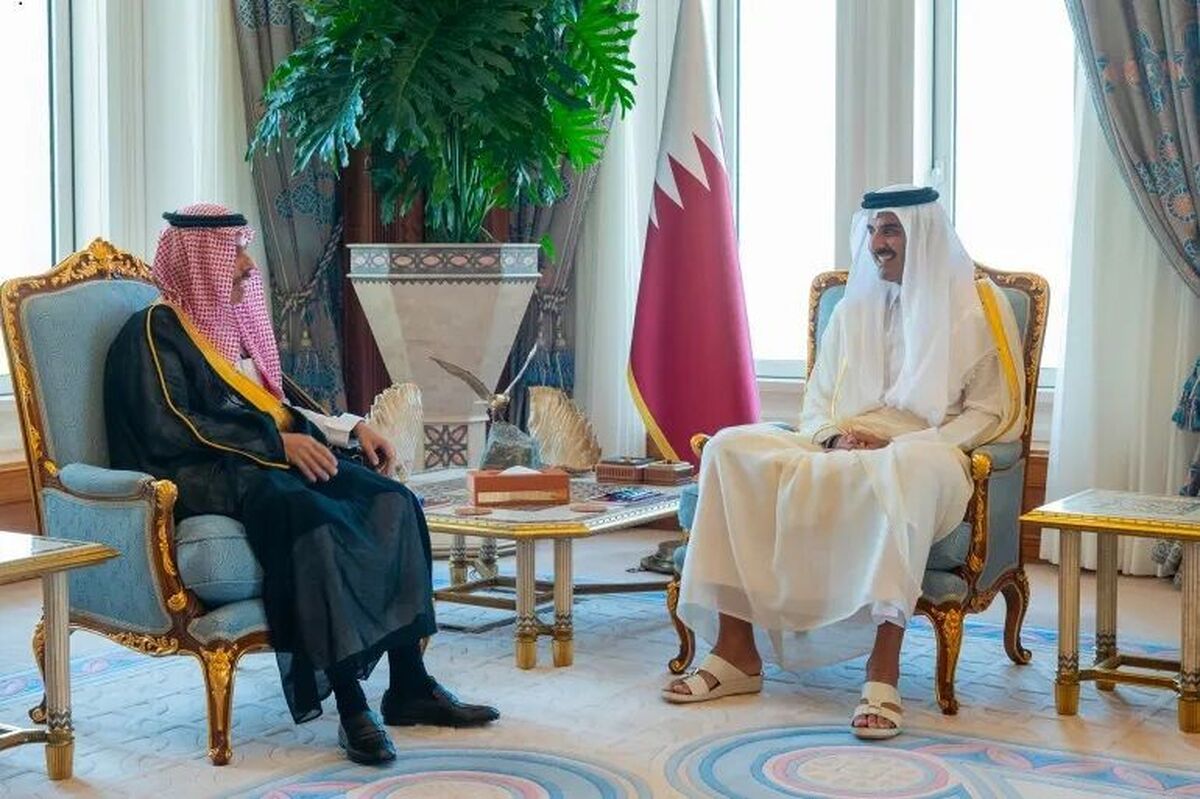 امیر قطر و وزیر خارجه عربستان دیدار کردند