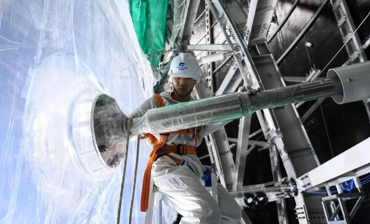 ساخت بزرگ‌ترین آشکارساز نوترینو در چین  شناسایی ابرنواختر قبل از وقوع