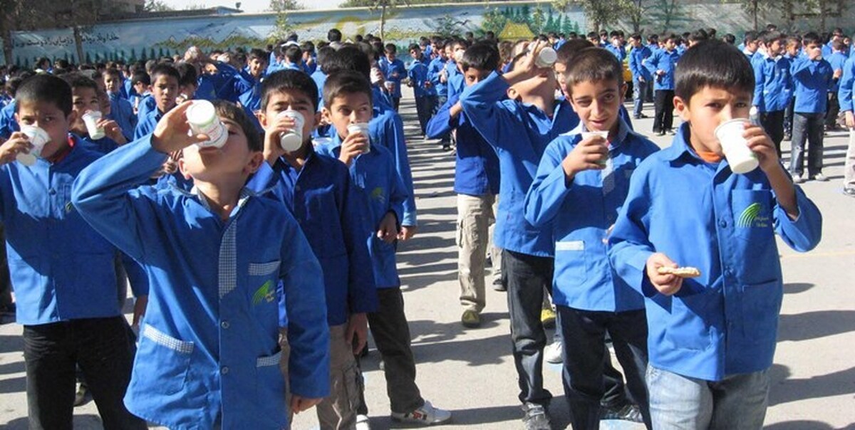 توزیع شیر رایگان در مدارس آغاز شد