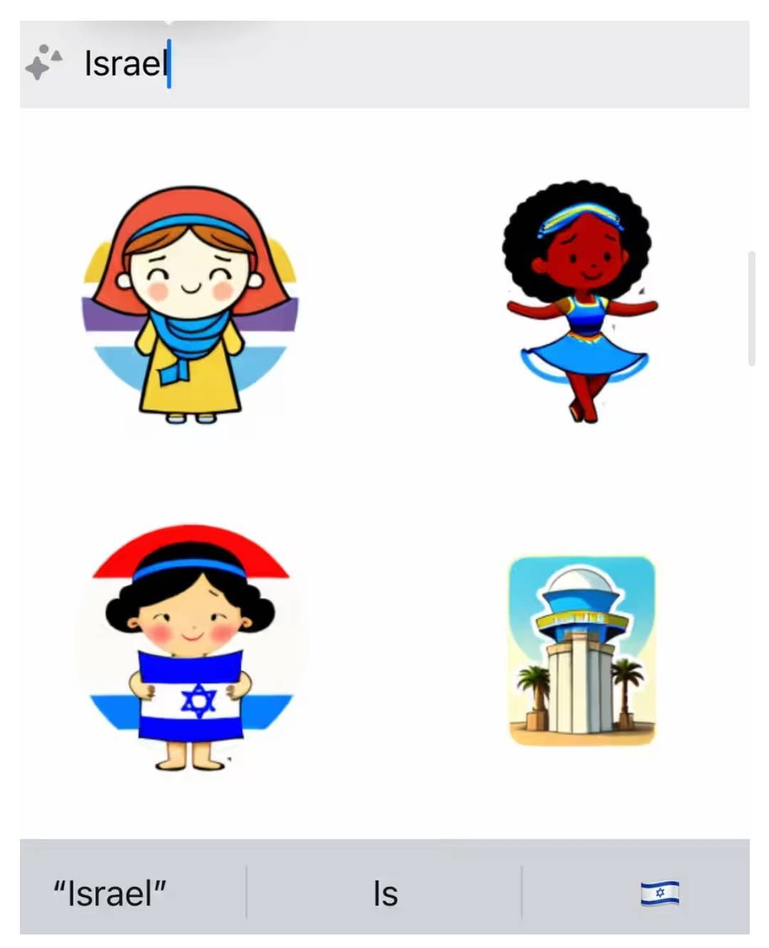 واتس‌آپ در خدمت اسرائیل؛ با تایپ کلمه «فلسطینی» تصاویر افراد مسلح را نشان می‌دهد