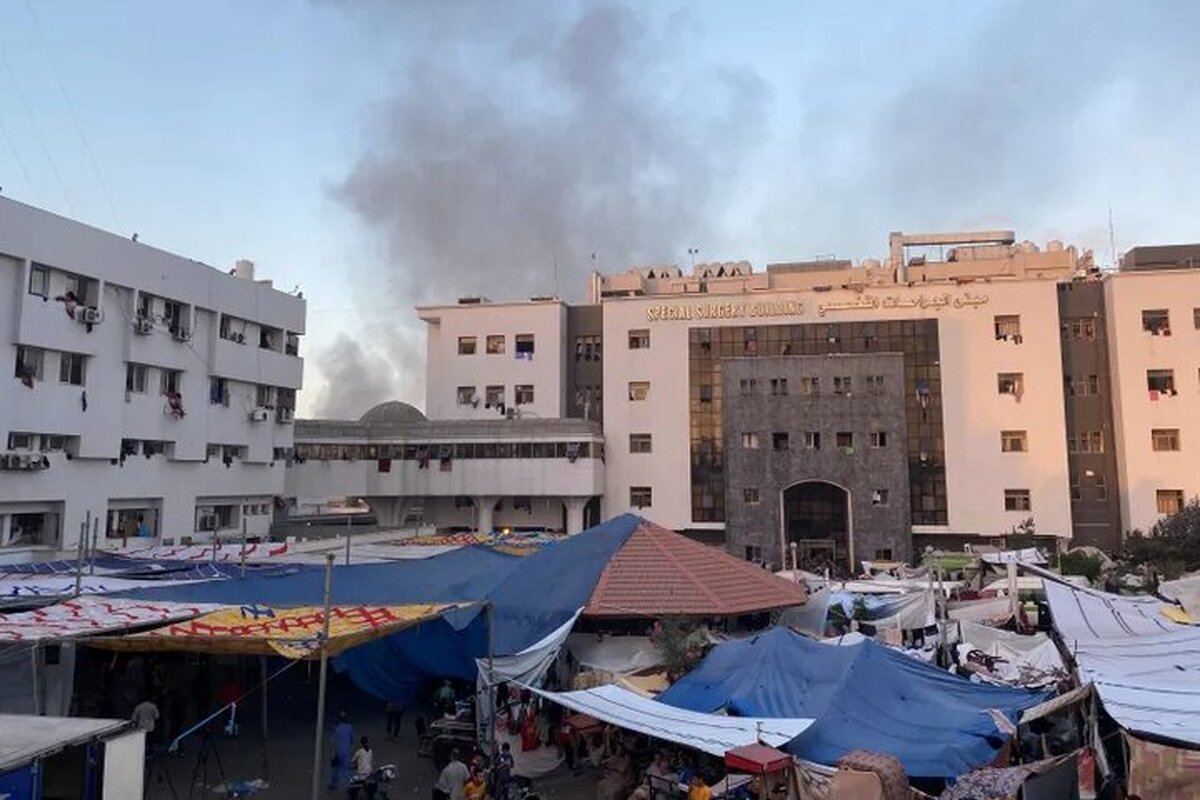 بخش قلب بیمارستان الشفاء در حمله هوایی اشغالگران کاملاً ویران شد