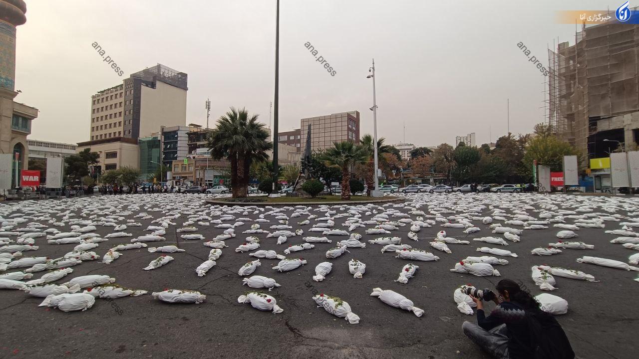 به یاد شهدای کودک غزه در تهران + عکس به یاد شهدای کودک غزه در تهران + عکس