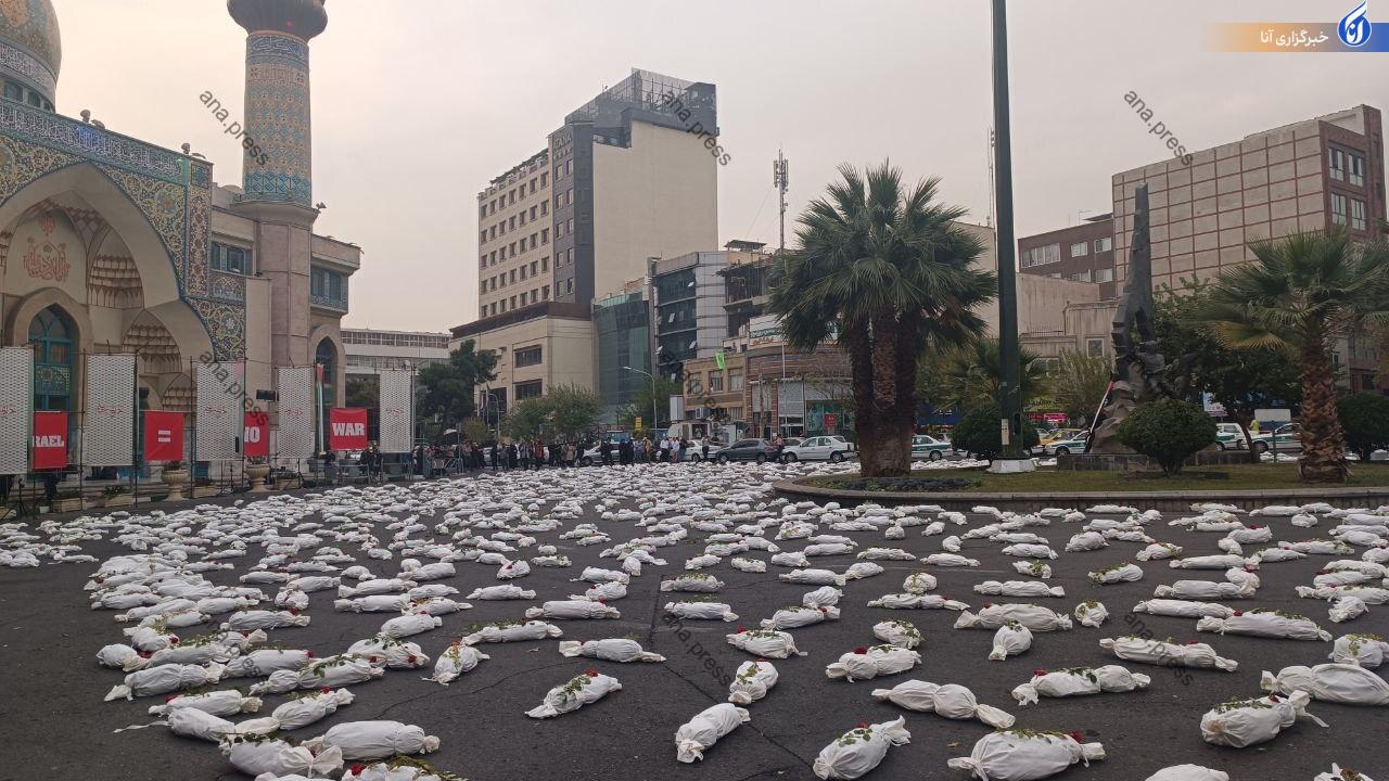 به یاد شهدای کودک غزه در تهران + عکس به یاد شهدای کودک غزه در تهران + عکس