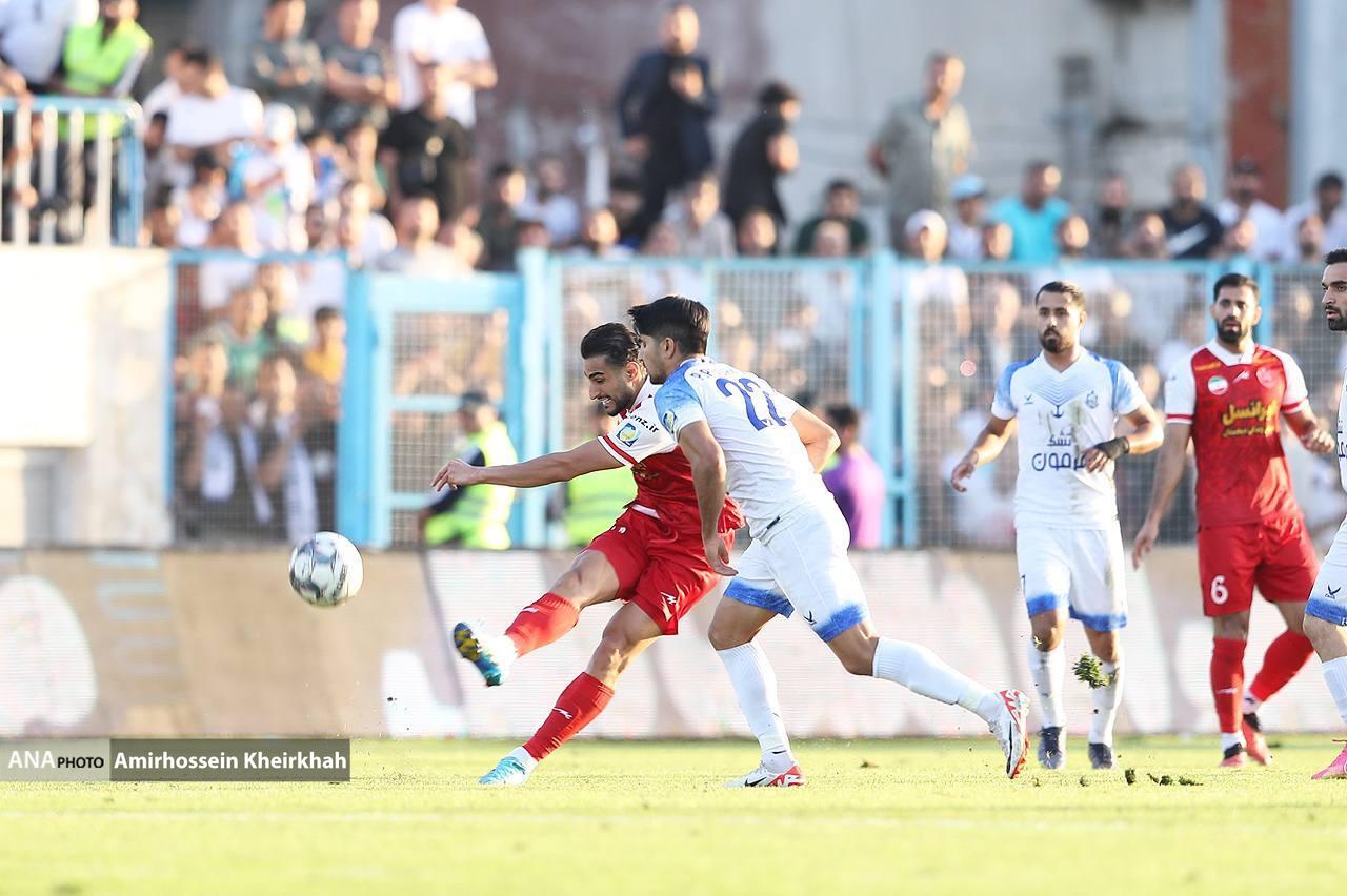 تصاویر دیدار ملوان - پرسپولیس/ سرخپوشان چگونه در انزلی متوقف شدند؟