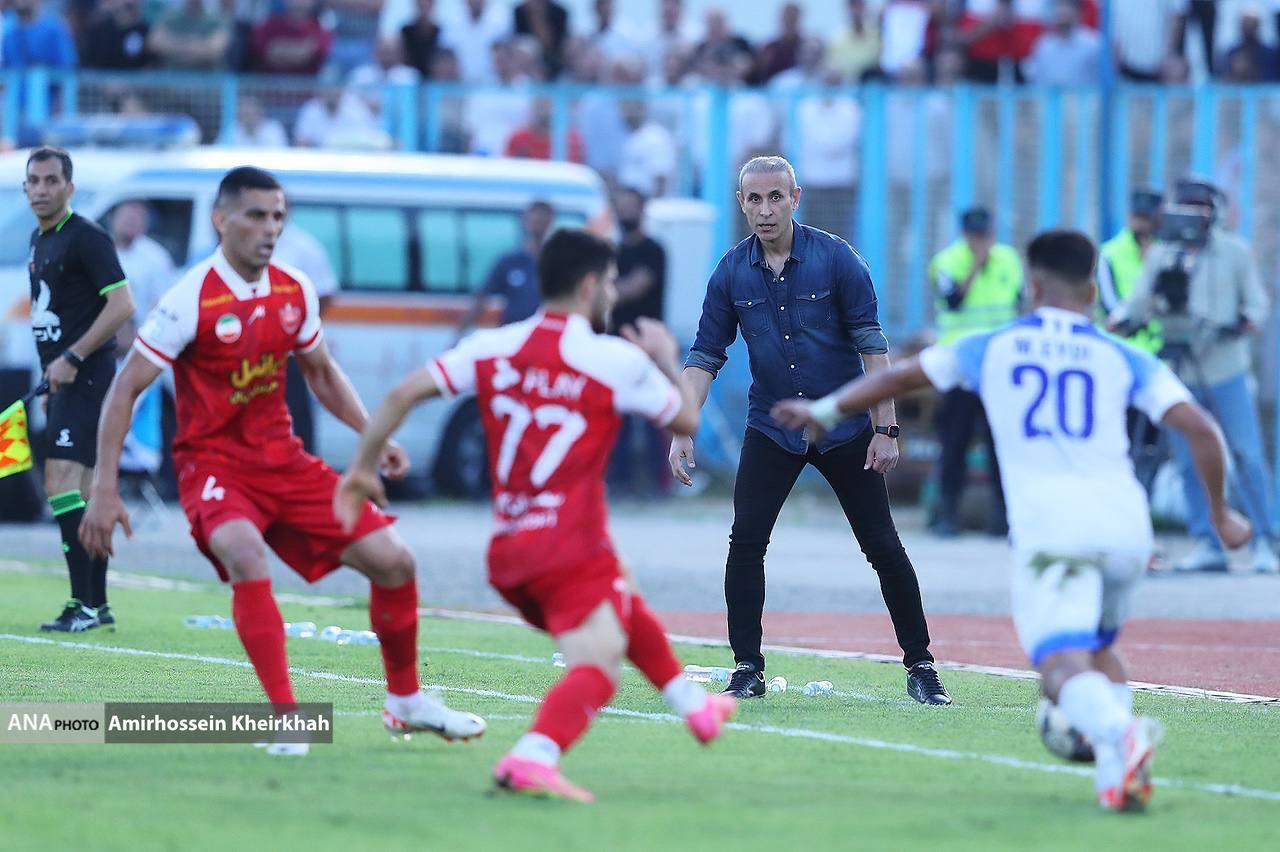 تصاویر دیدار ملوان - پرسپولیس/ سرخپوشان چگونه در انزلی متوقف شدند؟