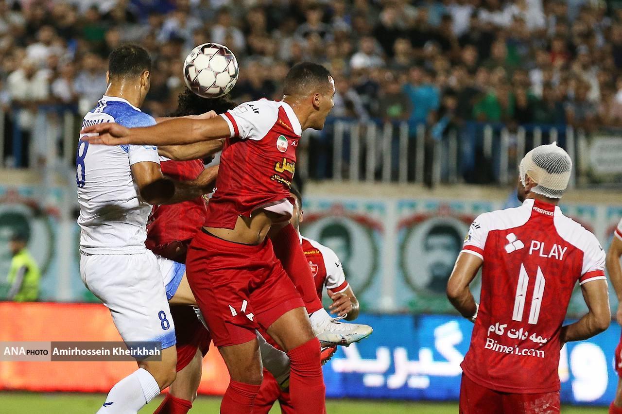 تصاویر دیدار ملوان - پرسپولیس/ سرخپوشان چگونه در انزلی متوقف شدند؟