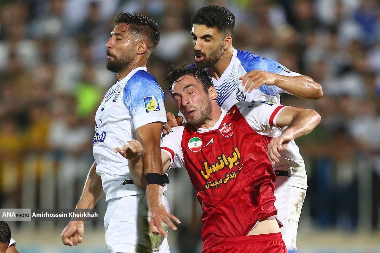 تصاویر دیدار ملوان - پرسپولیس/ سرخپوشان چگونه در انزلی متوقف شدند؟