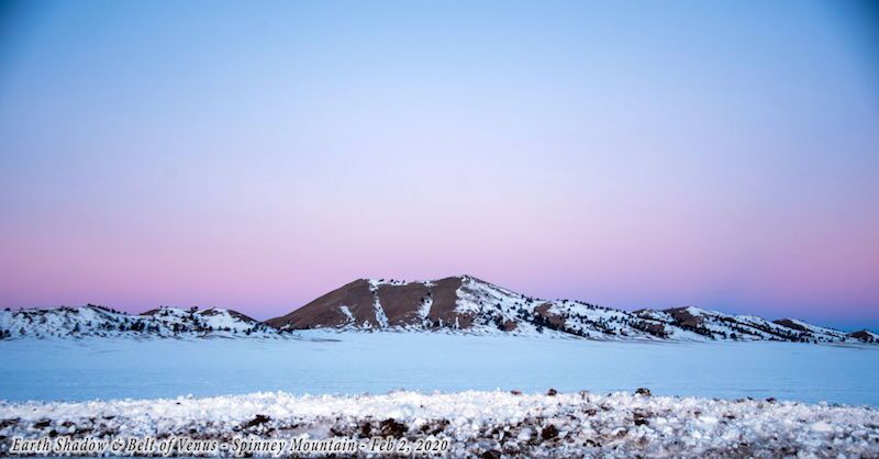 سایه زمین را در طلوع و غروب آفتاب تماشا کنید سایه زمین را در طلوع و غروب آفتاب تماشا کنید