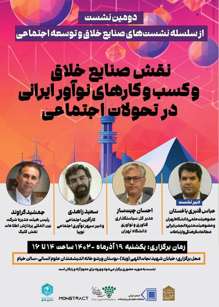 کارکرد‌های صنایع خلاق در توسعه اجتماعی بررسی می‌شود