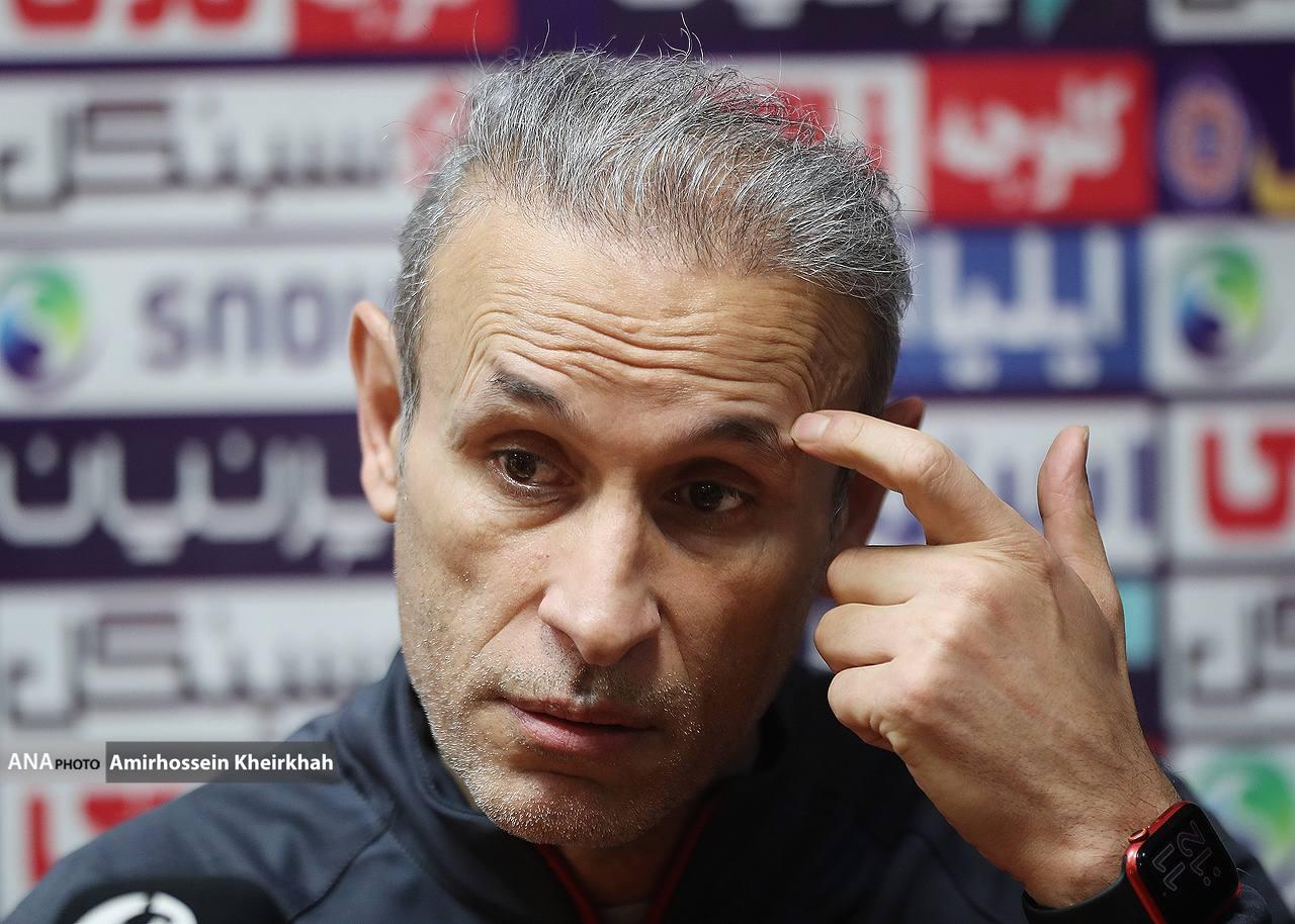 تصاویری جالب از نشست خبری دربی ۱۰۲ با حضور سرمربی پرسپولیس