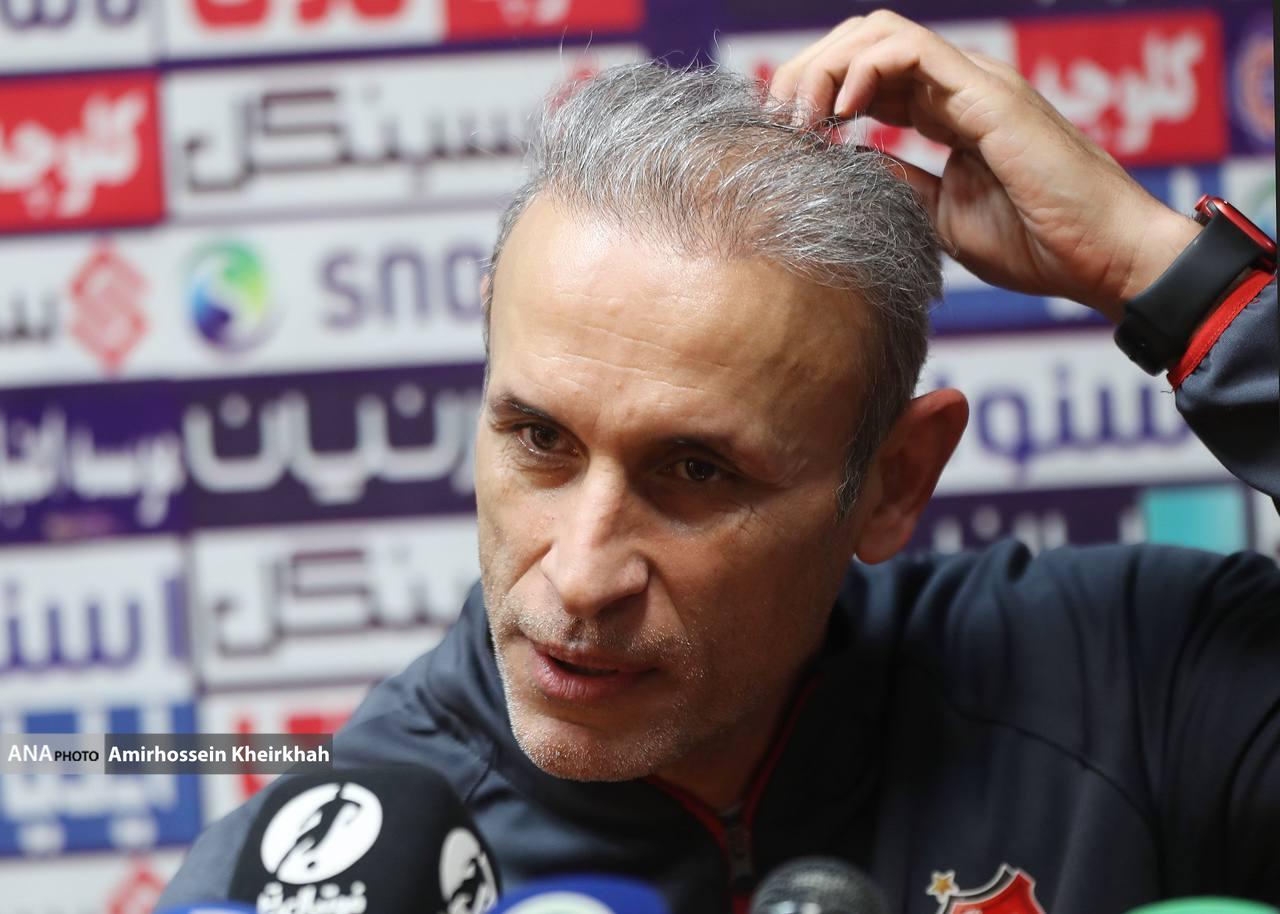 تصاویری جالب از نشست خبری دربی ۱۰۲ با حضور سرمربی پرسپولیس