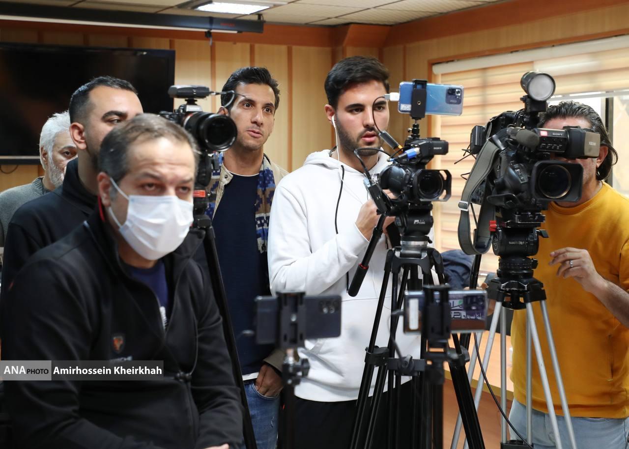 تصاویری جالب از نشست خبری دربی ۱۰۲ با حضور سرمربی پرسپولیس