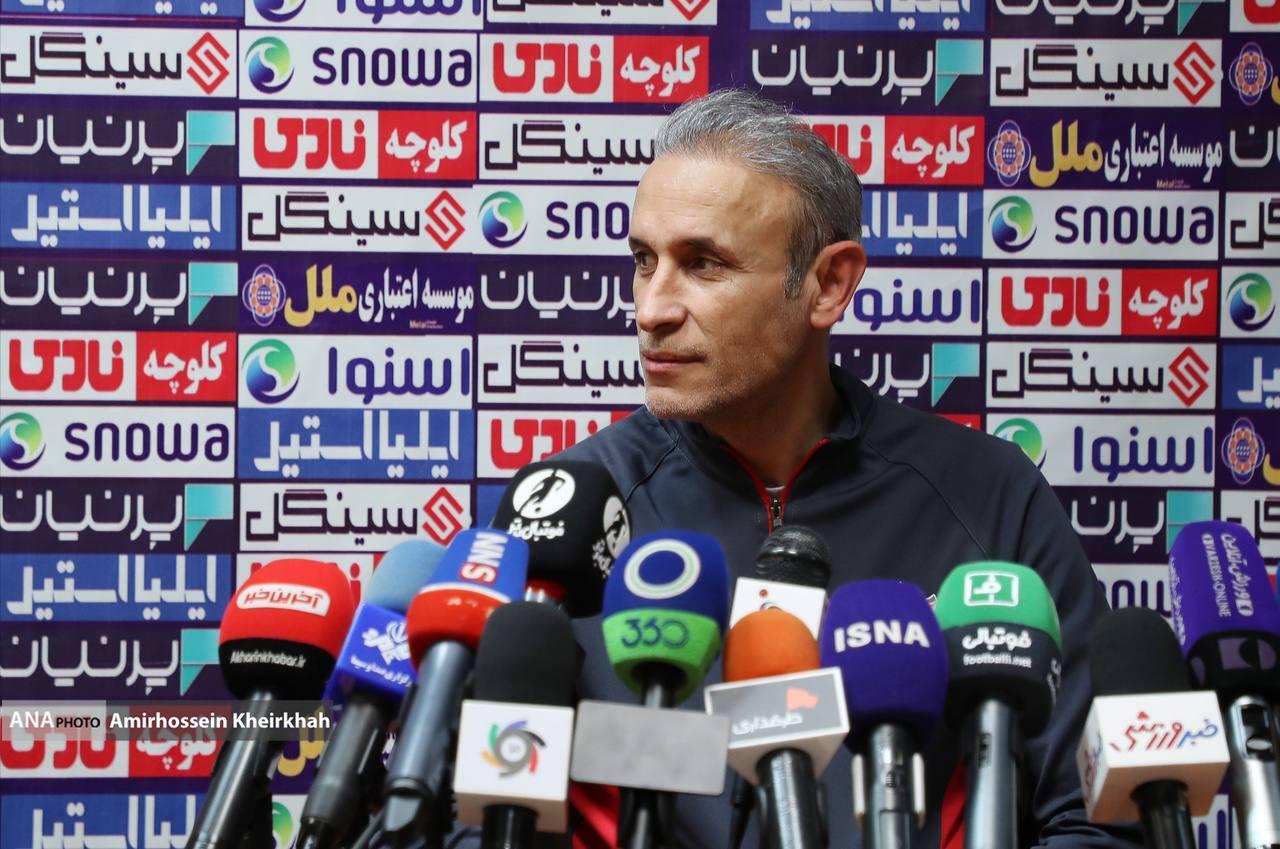 تصاویری جالب از نشست خبری دربی ۱۰۲ با حضور سرمربی پرسپولیس