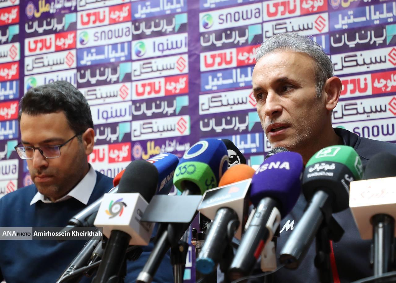 تصاویری جالب از نشست خبری دربی ۱۰۲ با حضور سرمربی پرسپولیس