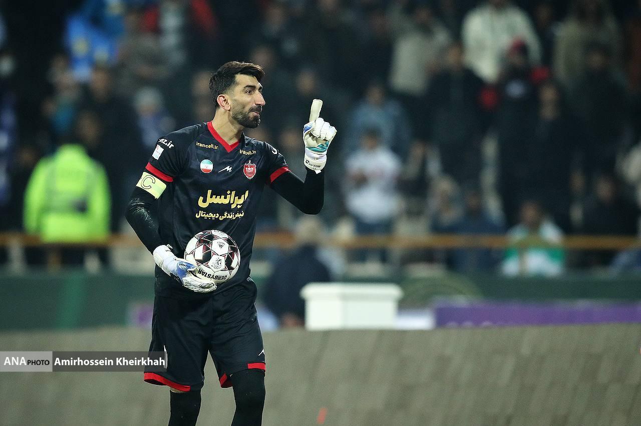 حاشیه دربی 102| خط و نشان بیرانوند برای توپ جمع کن+ تصاویر حاشیه دربی 102| خط و نشان بیرانوند برای توپ جمع کن+ تصاویر