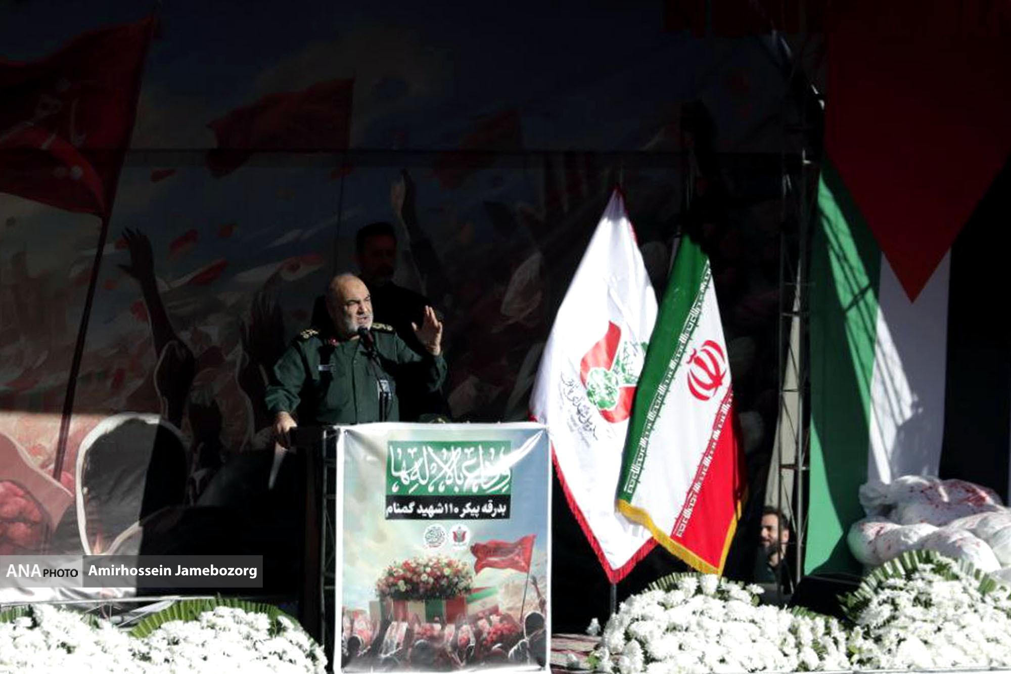 تهران عطر شهدا گرفت/ سردار سلامی: غلبه بر کودکان در غزه که هنر نیست تهران عطر شهدا گرفت/ سردار سلامی: غلبه بر کودکان در غزه که هنر نیست