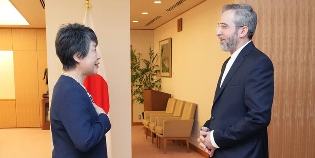 دیدار علی باقری با وزیر خارجه ژاپن