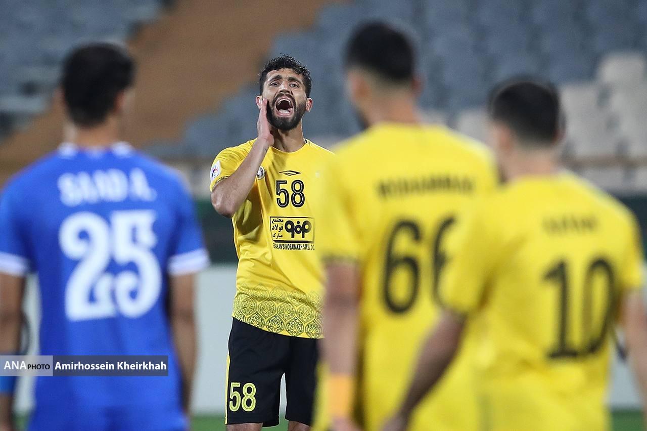 گزارش تصویری از دیدار پرحادثه سپاهان و نیروی هوایی عراق